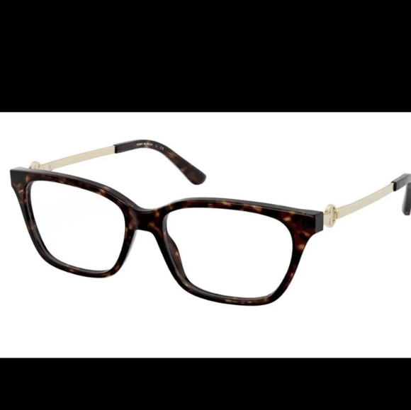 Tory Burch Accessories - New Tory Burch TY 2107 Dark Tortoise Plastic Square Eyeglasses Designer #62